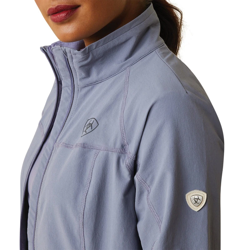 'Ariat' Women's Agile Softshell Jacket - Dusky Granite - Image 2