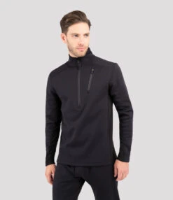 'Terramar' Men's 4.0 Beast Performance Half Zip - Black
