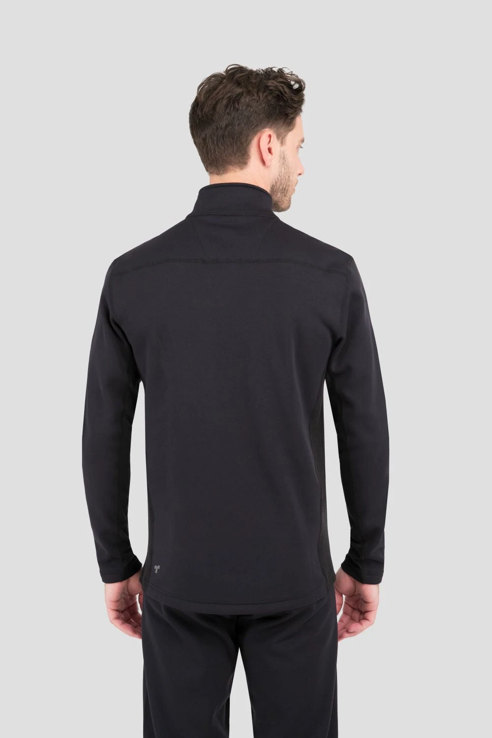 'Terramar' Men's 4.0 Beast Performance Half Zip - Black - Image 2