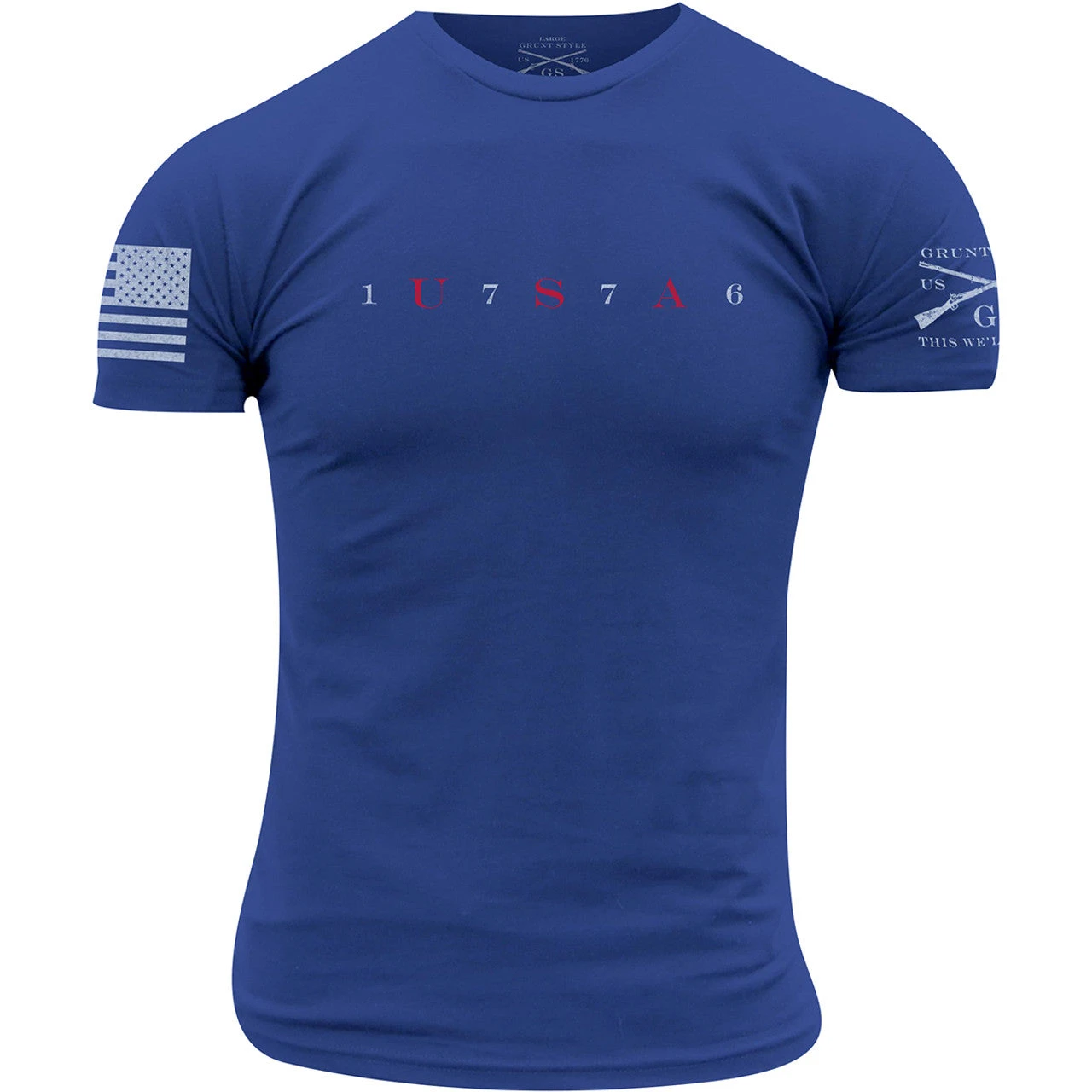 'Grunt Style' Men's USA 76 Tee - Royal