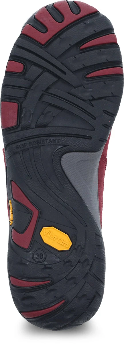 'Dansko' Women's WP Paisley - Red Burnished Suede - Image 3