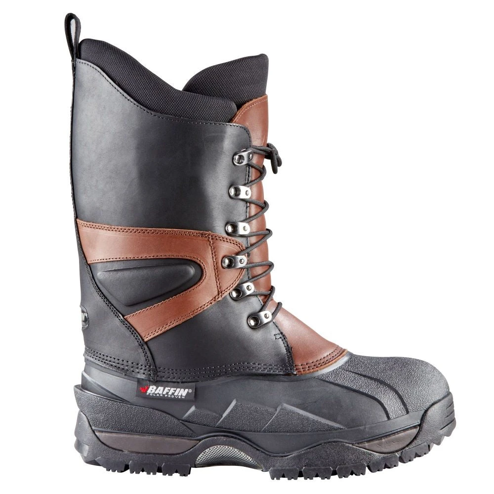 'Baffin' Men's Apex Insulated WP Boot - Black / Bark - Image 6