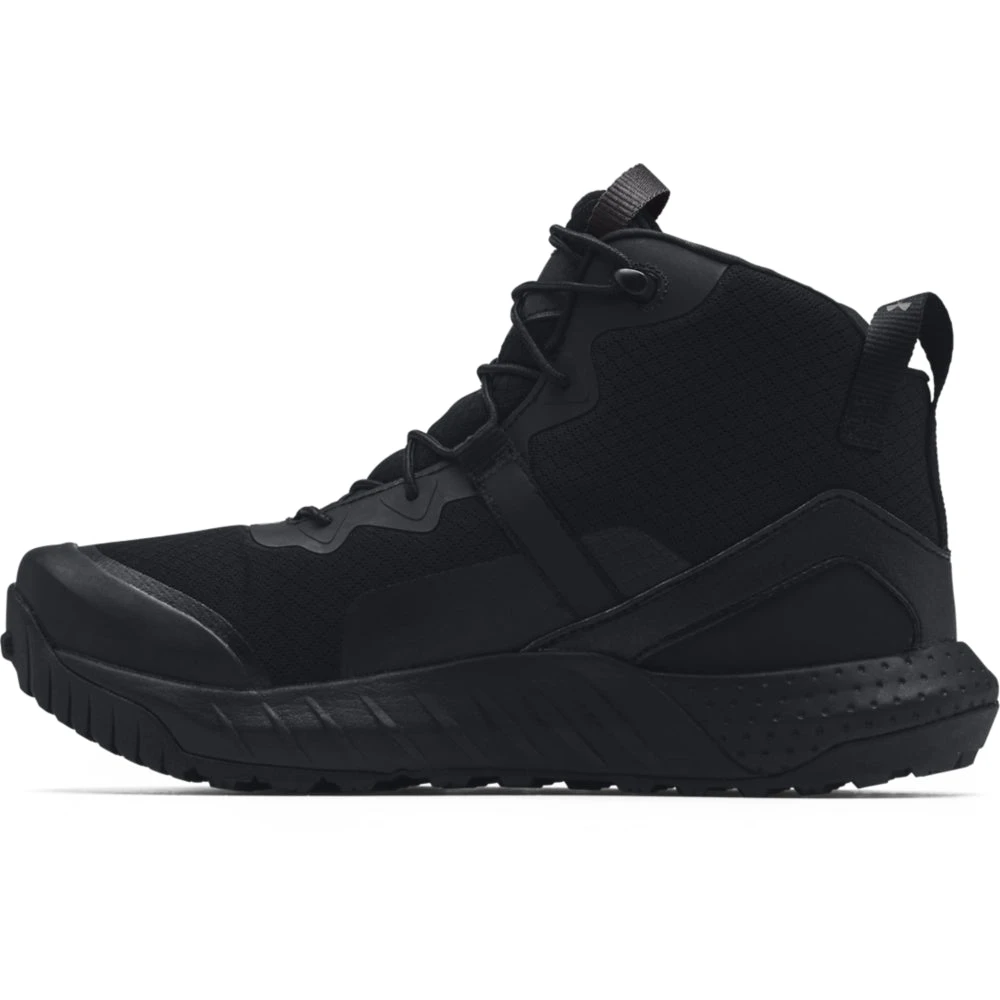 'Under Armour' Men's 6" Micro G® Valsetz Mid Tactical Boots - Black (Wide) - Image 4
