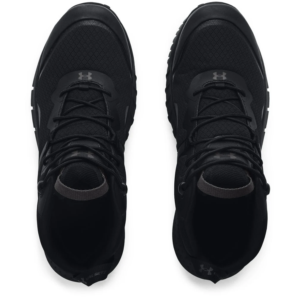 'Under Armour' Men's 6" Micro G® Valsetz Mid Tactical Boots - Black (Wide) - Image 2