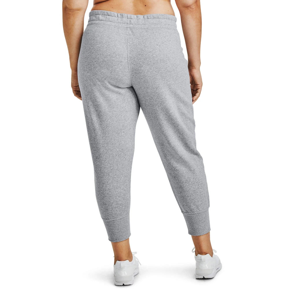 'Under Armour' Women's Rival Fleece Joggers - Steel Medium Heather (ext. Sizes) - Image 2