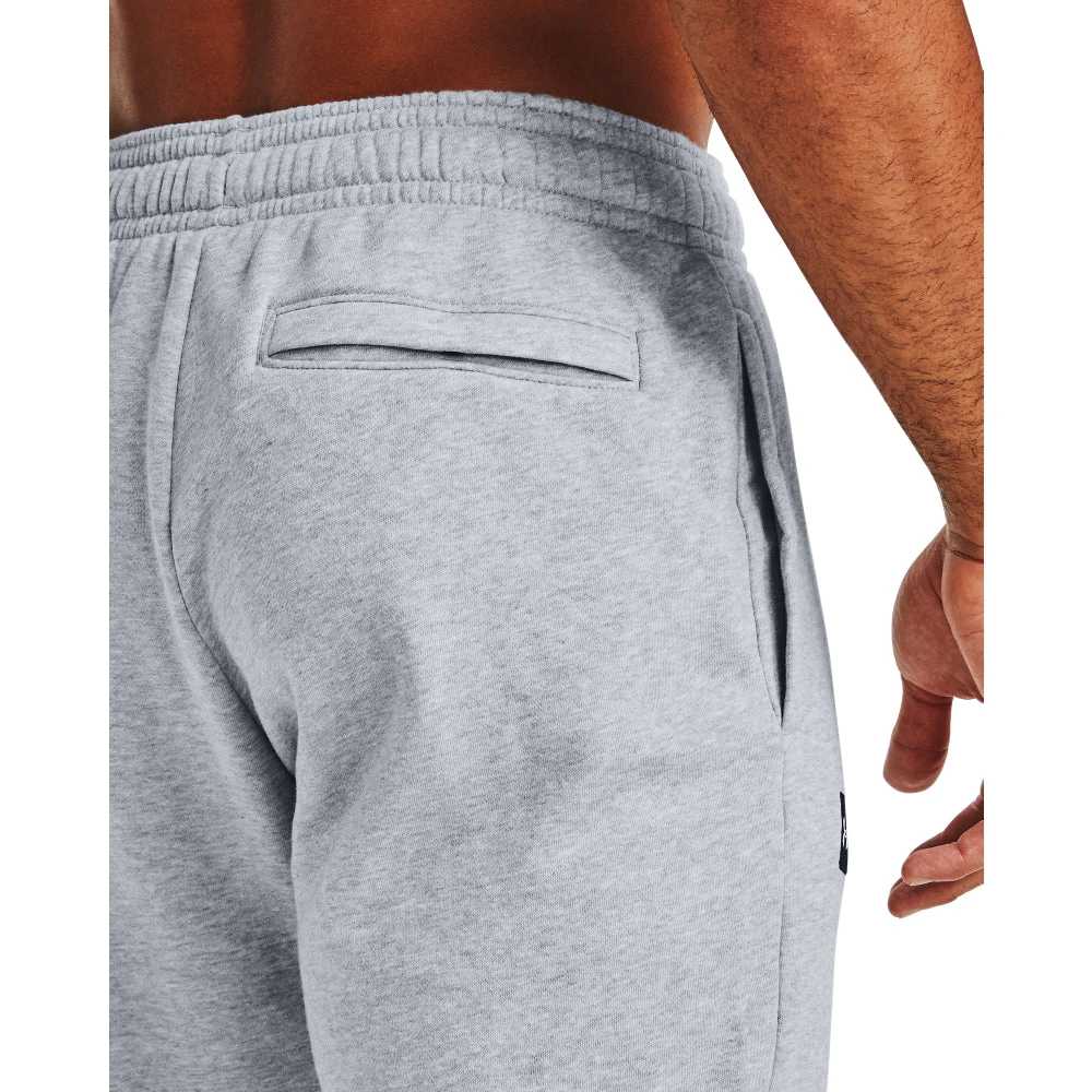'Under Armour' Men's Rival Fleece Pants - Mod Grey Light Heather - Image 2